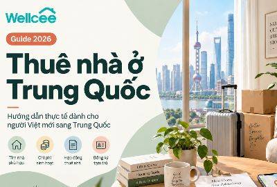 Thuê nhà ở Trung Quốc năm 2026: Hướng dẫn thực tế dành cho người Việt mới sang Trung Quốc